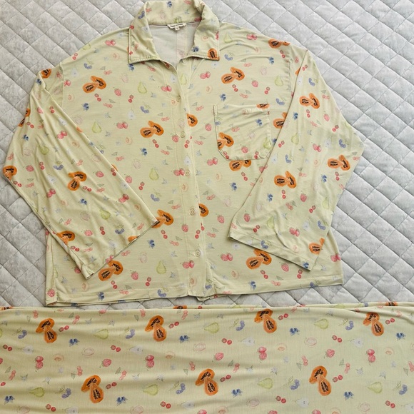 Go Slow Fruit Pajama Set - Picture 2 of 6